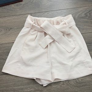 Aritzia size 0 front tie shorts